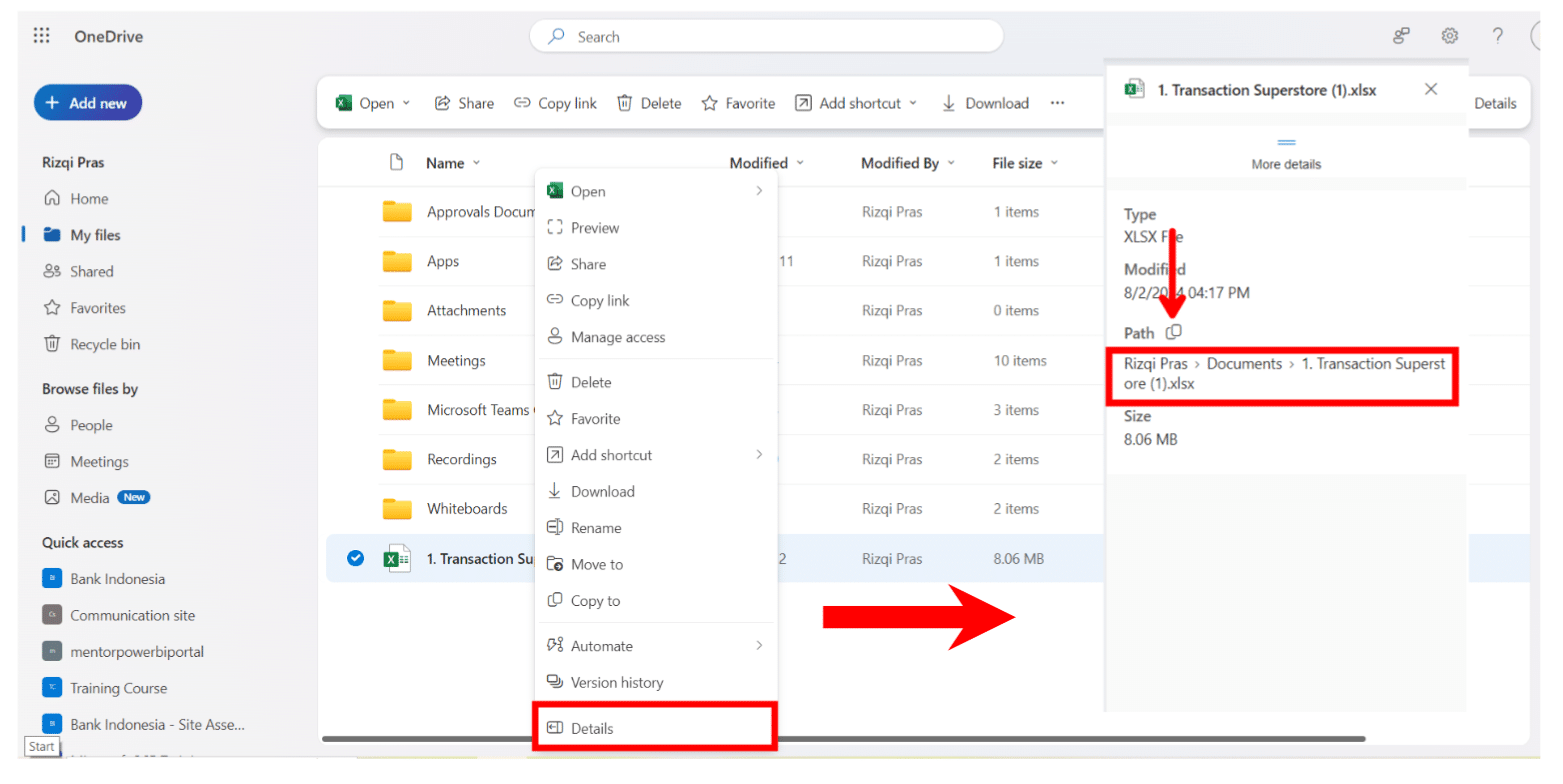 Menghubungkan OneDrive ke Power BI : Solusi Update Data Otomatis ...